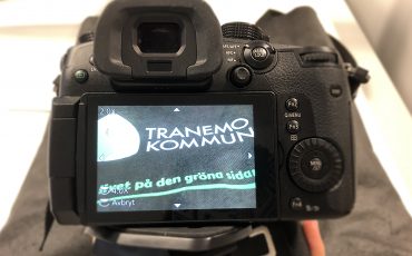 kamera som visar Tranemo kommuns logga