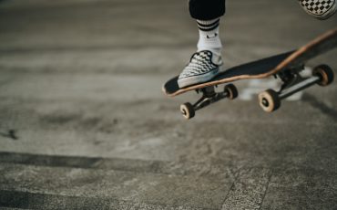 En skateboard