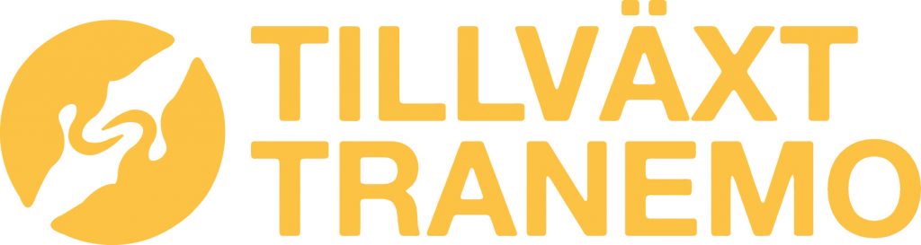 Logotype Tillväxt Tranemo gul