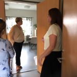 Socialminister Lena Hallengren på besök i Tranemo