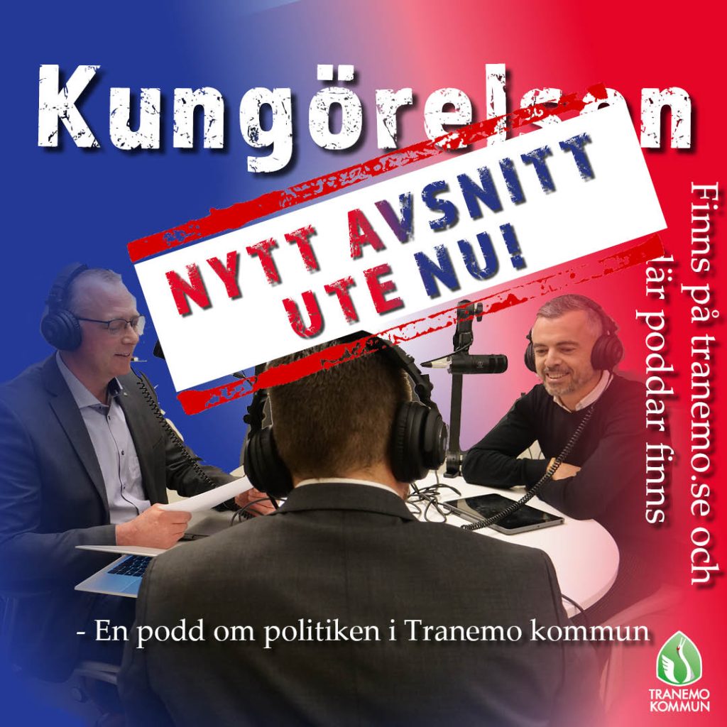 Niklas och Driton spelar in nytt avsnitt av podden Kungörelsen