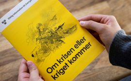 Broschyren Om krisen eller kriget kommer